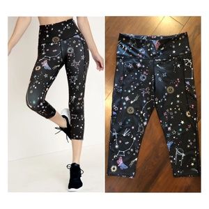 Blackmilk celestial sketch active crop cropped pants leggings